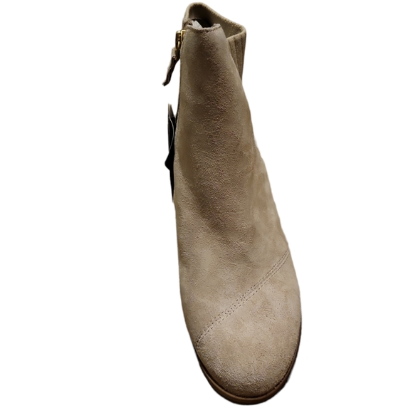 NWT Toms Sadie Suede Wedge Boots - Picture 2 of 3